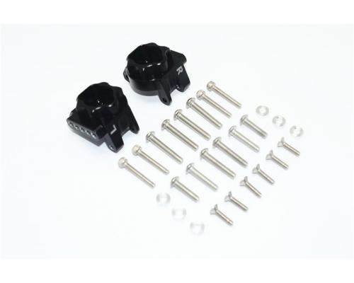 ALU REAR GEAR BOX MOUNTS (MULTIPLE POSITIONING HOLES) -28PCS GPM TRX TRX4 DEFENDER TRX6 BLACK