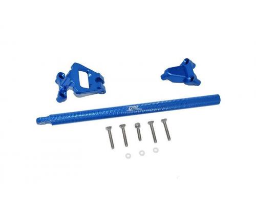 ALUMINUM CENTER BRACE BAR&MOUNT -11PC SET BLUE GPM TRX HOSS