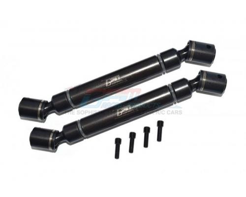 GPM CARBON STEEL FRONT+REAR CVD DRIVE SHAFT -6PC SET GPM SCX6 JEEP JLU WRANGLER 4WD / BLACK