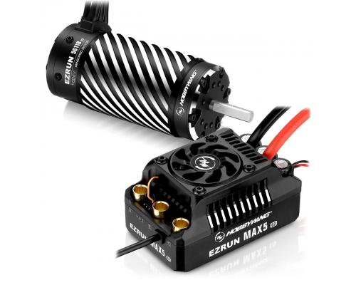 Hobbywing Ezrun MAX5 HV Combo 56118SD 1100kV G2