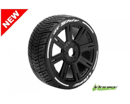 GT-SHIV - MFT Technology - 1-8 Buggy Banden Set - Verlijmd op velg - Super Soft - Spaakv