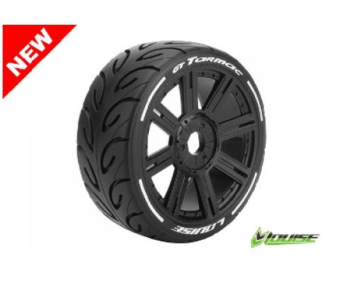 GT-TARMAC - MFT Technology - 1-8 Buggy Banden Set - Verlijmd op velg - Super Soft - Spaa