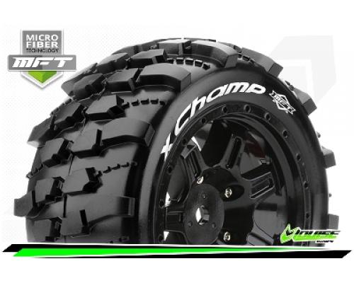 MFT - X-CHAMP - X-Maxx Serie - Mounted - Sport - Black wheels - Hex 24mm - L-T3349B