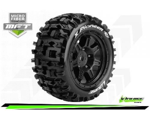 X-PIONEER - KRATON 8S Serie Tire Set - Mounted - Sport - Black Wheels - Hex 24mm - L-T3296BM