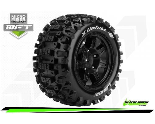 X-UPHILL - KRATON 8S Serie Tire Set - Mounted - Sport - Black Wheels - Hex 24mm - L-T3297BM
