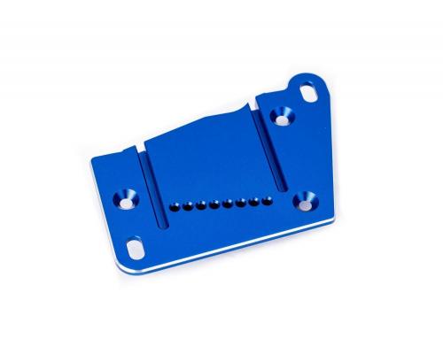 Motor mount cap, 6061-T6 aluminum (blue-anodized)