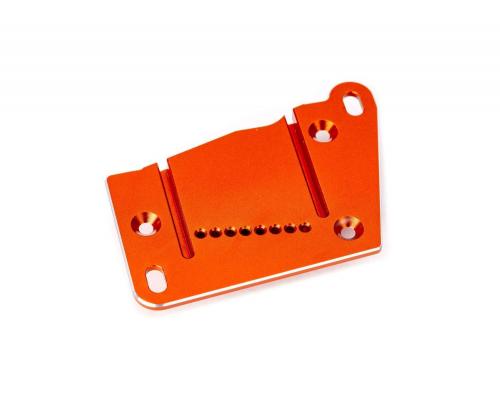 Motor mount cap, 6061-T6 aluminum (orange-anodized)