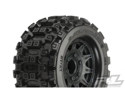 PR10125-10 Badlands MX28 2.8 \"All Terrain-banden gemonteerd voor Stampede / Rustler 2wd & 4wd voor e