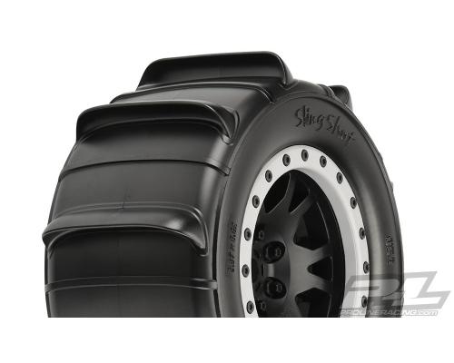 PR10146-13 Sling Shot 4.3\" Pro-Loc Sand Tires Mounted for X-MAXX Front or Rear, Mounted on Impulse P