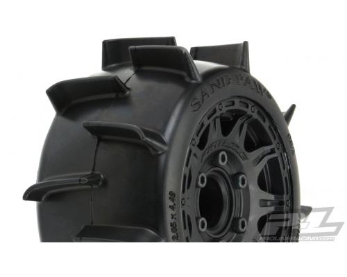 PR10160-10 Sand Paw LP 2.8\" zandbanden gemonteerd voor Stampede / Rustler 2wd & 4wd voor en achter,