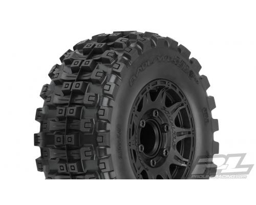 PR10174-10 Badlands MX28 HP 2.8\" All Terrain BELTED Truck Tires Mounted for Stampede 2wd & 4wd Front