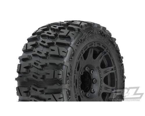 PR10175-10 Trencher LP 3.8\" All Terrain Tires Mounted for 17mm MT Front or Rear, Mounted on Raid Bla