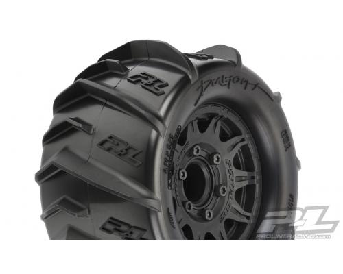 PR10193-10 Dumont 2.8\" zand-/sneeuwbanden gemonteerd voor Stampede 2wd & 4wd voor en achter, gemonte