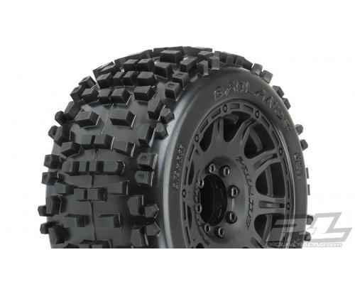 PR1178-10 Badlands 3.8 \"All Terrain-banden gemonteerd voor 17 mm MT voor of achter, gemonteerd op Ra