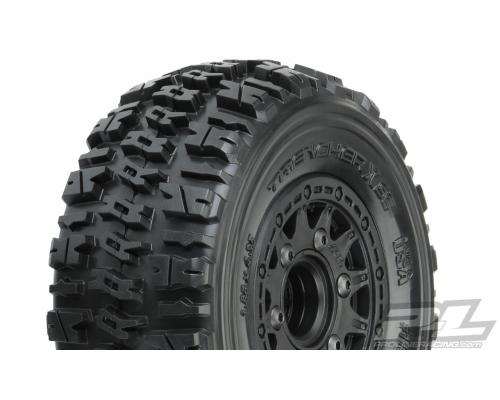 PR1190-10 Trencher X SC 2.2\"/3.0\" All Terrain Tires Mounted for Slash 2wd & Slash 4x4 Front or Rear,