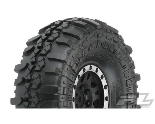 PR1197-13 Interco TSL SX Super Swamper XL 1.9\" G8 Rock Terrain Truck Tires Mounted for Front or Rear