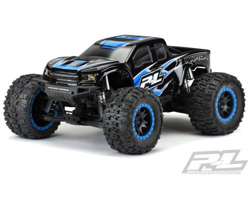 PR3482-18 Pre-cut 2017 Ford F-150 Raptor hardgekleurde (zwart) Body voor X-MAXX