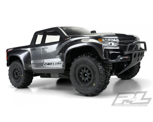 PR3512-00 2019 Chevy Silverado Z71 Trail Boss True Scale Clear Body for Slash 2wd, Slash 4x4 & SC10