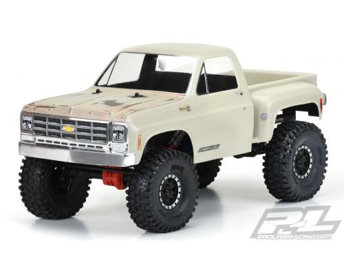 PR3522-00 1978 Chevy K-10 Clear Body (cabine & bed) voor 12.3\" (313 mm) wielbasis schaalcrawlers