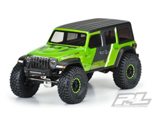 PR3546-00 Jeep Wrangler JL Unlimited Rubicon Clear Body for 12.3\" (313mm) Wheelbase Scale Crawlers