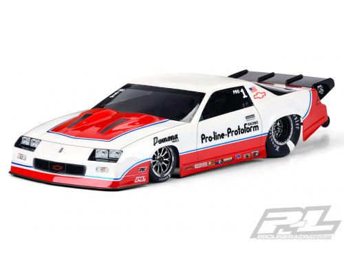 PR3564-00 1985 Chevrolet Camaro IROC-Z Clear Body voor Slash 2wd Drag Car en AE DR10