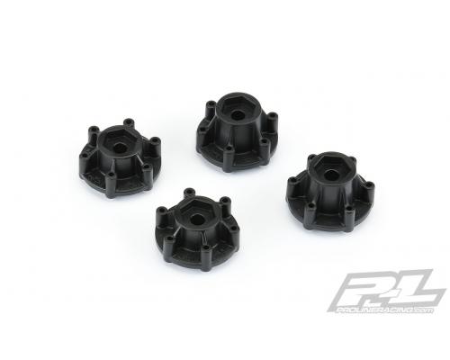 PR6354-00 6x30 naar 12 mm zeskantadapters (smal) voor Pro-Line 6x30 SC Wielen