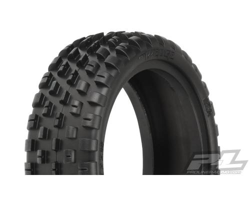 PR8260-104 Wide Wedge 2.2 2WD Z4 (Soft Carpet) Off-Road Carpet Buggy Front Tires for 2.2\" 1:10 2WD