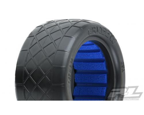 PR8286-204 Shadow 2.2\" Off-Road Buggy Rear Tires S4 (super soft) for 2.2\" 1:10 Rear Buggy Wheels, In