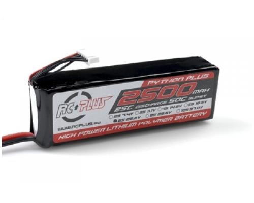 2500 Mah 6S1P 22,2V 25-30C LiPo