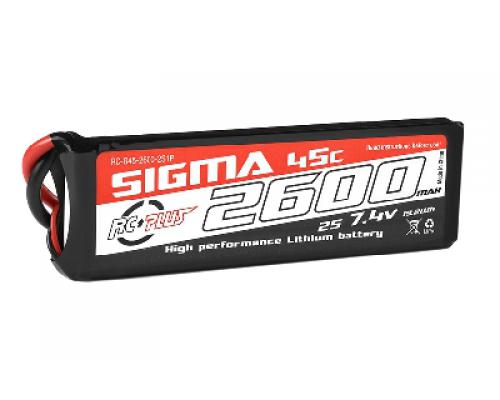 2600 mAh - 2S1P - 7.4V - XT-60 Li-Po Batterypack - Sigma 45C