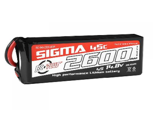 2600 mAh - 4S1P - 14.8V - XT-60 Li-Po Batterypack - Sigma 45C