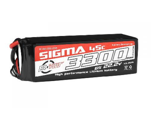 3300 mAh - 6S1P - 22.2V - XT-60 - Li-Po Batterypack - Sigma 45C