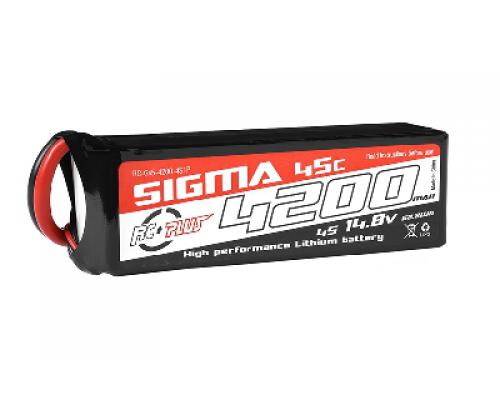 4200 mAh - 4S1P - 14.8V - XT-60 - Li-Po Batterypack - Sigma 45C