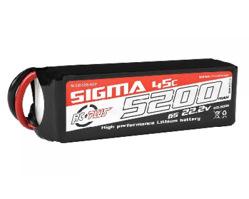 5200 mAh - 6S1P - 22.2V - XT-60 - Li-Po Batterypack - Sigma 45C