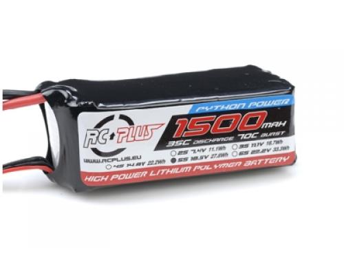 1500Mah 35C 5S1P 18,5V LiPo Batterypack