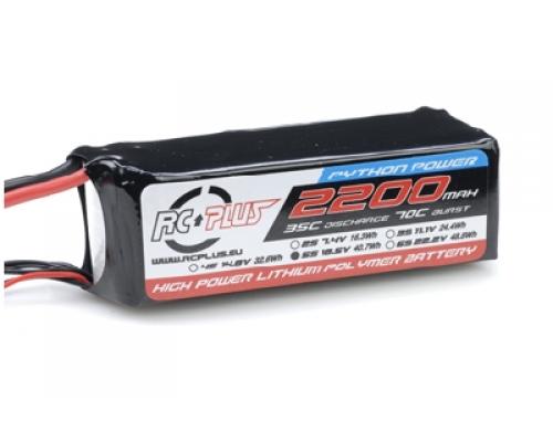 2200Mah 35C 5S1P 18,5V LiPo Batterypack, Deans Conn.