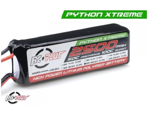 2500Mah 55C 6S1P 22,2V LiPo Batterypack, Deans Conn.