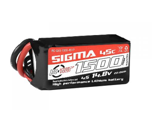 1500 mAh - 4S1P - 14.8V - XT-60 - Li-Po Batterypack - Sigma 45C