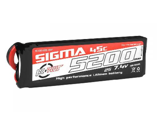 5200 mAh - 2S1P - 7.4V - XT-60 - Li-Po Batterypack - Sigma 45C