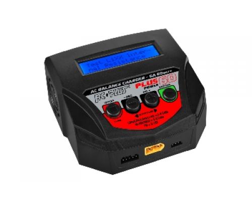 RC Plus Power Plus 60 Charger AC 60W 1x 4S Lixx 8 Nixx 12V PB