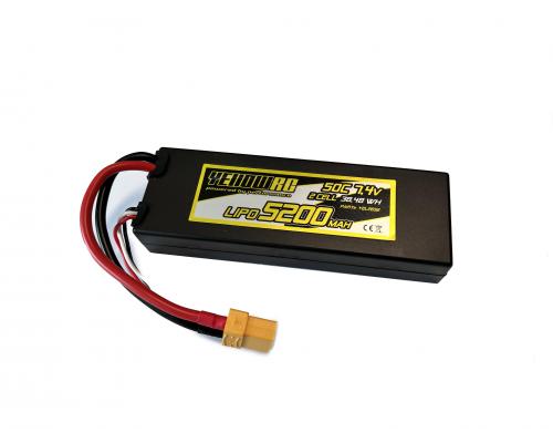 Yellow RC YEL2652 LiPo 5200mAh 7,4V 2S 50C Hardcase, XT90