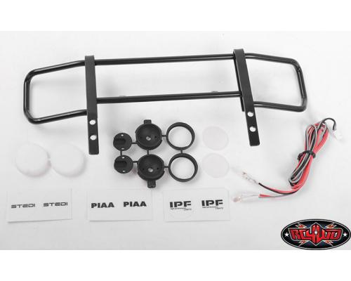 Command voorbumper met witte verlichting en lichtset voor Traxxas Mercedes-Benz G 63 AMG 6x6