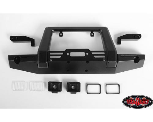 Pawn Metal Front Bumper w/Lights for Traxxas TRX-4