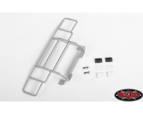 RC4WD Ranch Front Grille met IPF Lights voor Traxxas TRX-4 Chevy K5 Blazer (zilver)