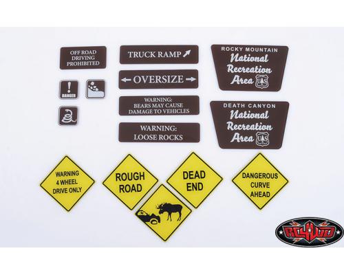 RC4WD Tough Terrain Scale Signs