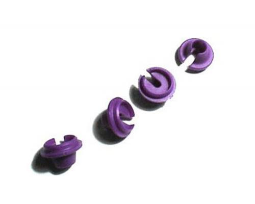 RPM70258 Spring Cups for Assoc., HPI Shocks (Purple)