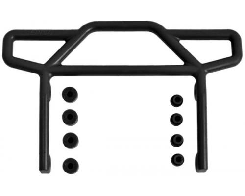 RPM70812 Black Rear Bumper for the Traxxas Electric Rustler