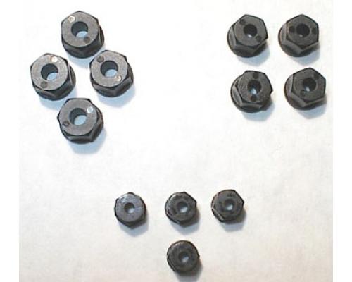 RPM70822 6-32 Nylon Nuts Black