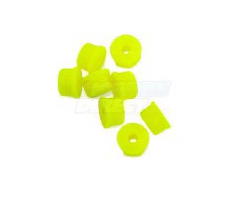 RPM70827 6-32 Nylon Nuts Neon Yellow