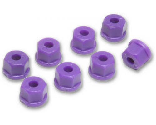RPM70828 6-32 Nylon Nuts Purple